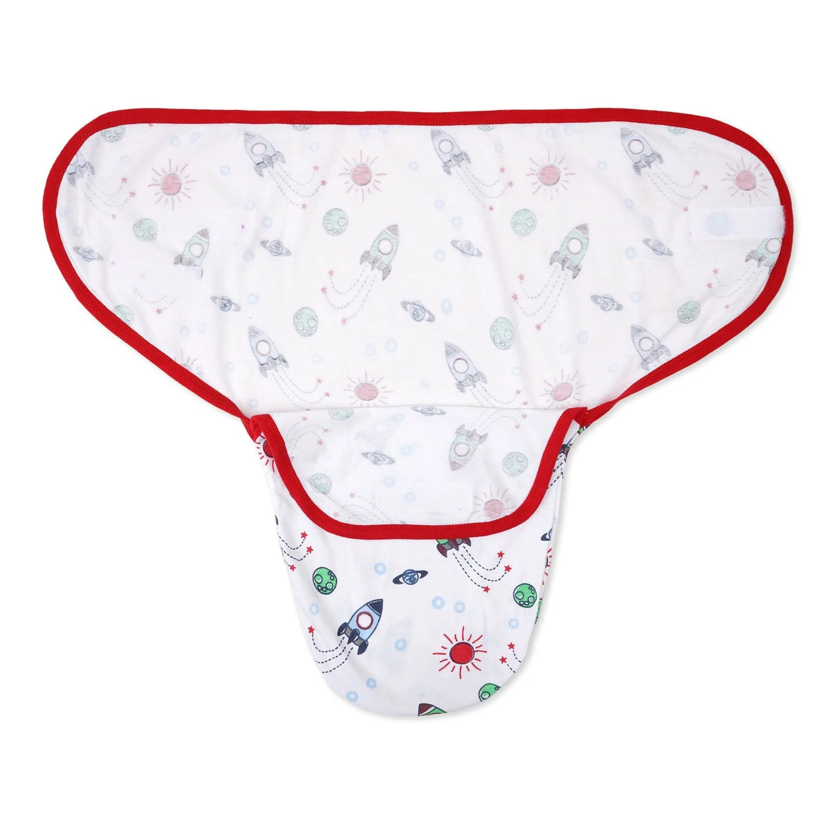 Baby Adjustable White Swaddle Rocket - Sunshine