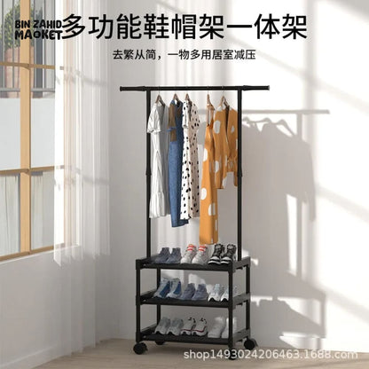 3 LAYERS ATTACHABLE CLOTH RACK