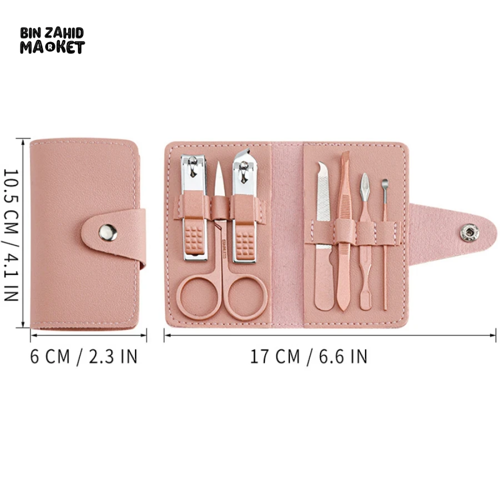 7-PIECE NAIL CLIPPER SET HOUSEHOLD MANICURE BEAUTY TOOLS PORTABLE