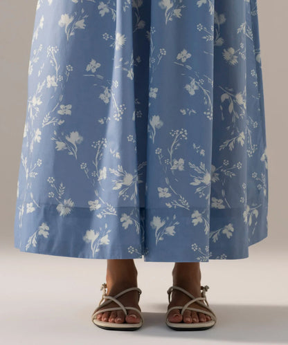 Printed Poplin SkirtPrinted Poplin Skirt