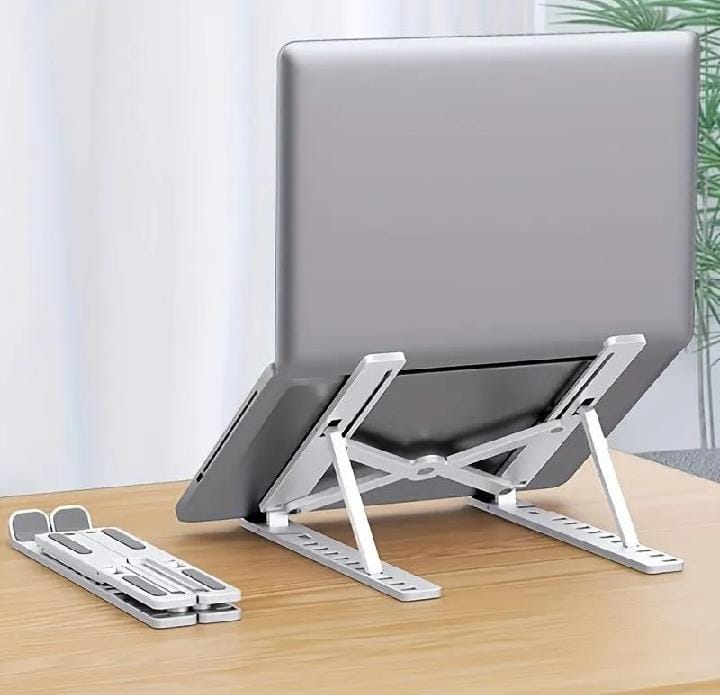 Adjustable Foldable Laptop Stand – Portable Aluminum Laptop Holder