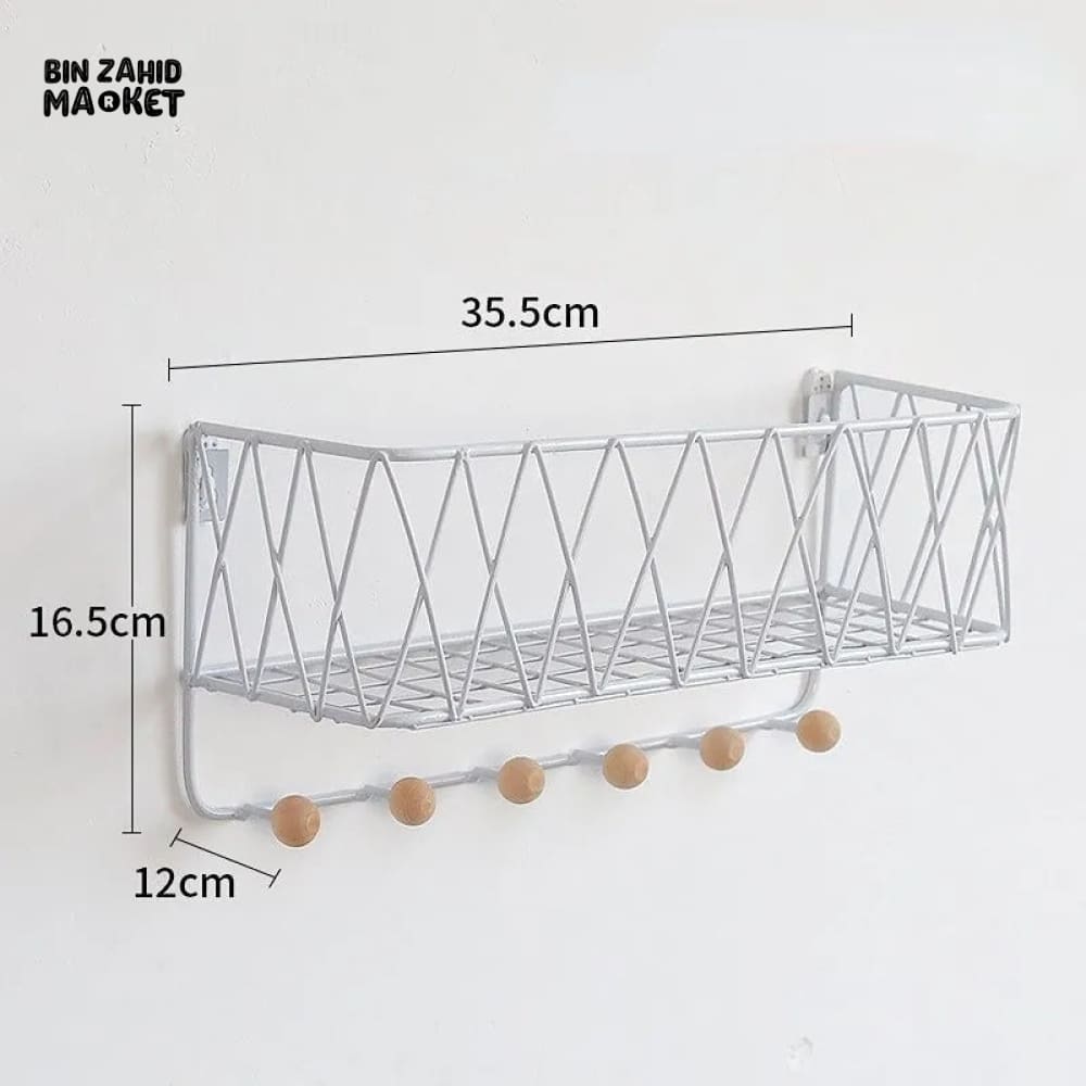 CRISS-CROSS WALL UTILITY SHELF
