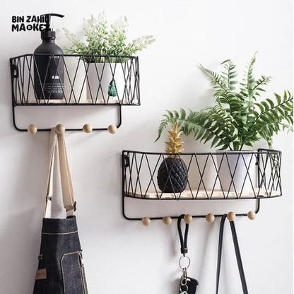 CRISS-CROSS WALL UTILITY SHELF