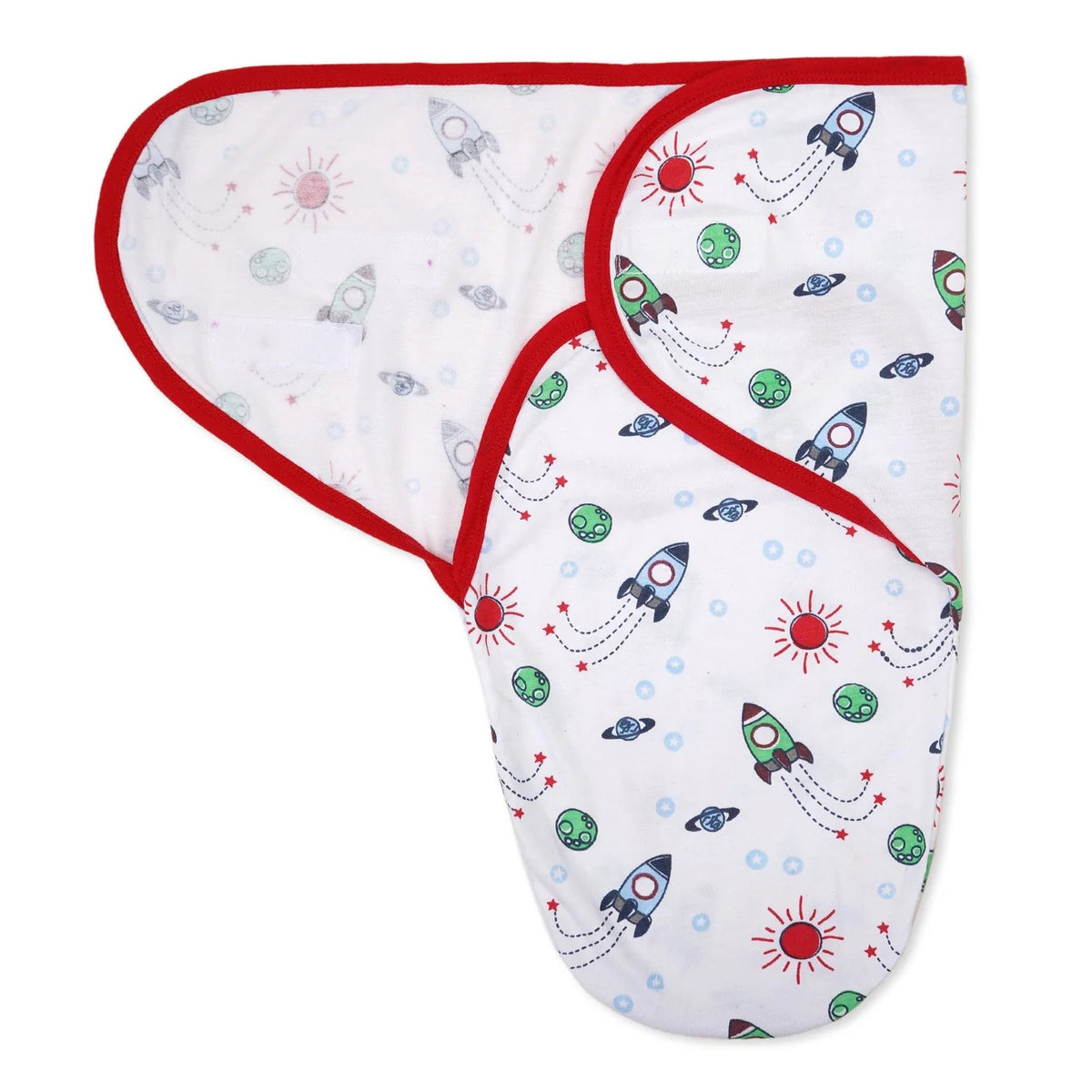 Baby Adjustable White Swaddle Rocket - Sunshine