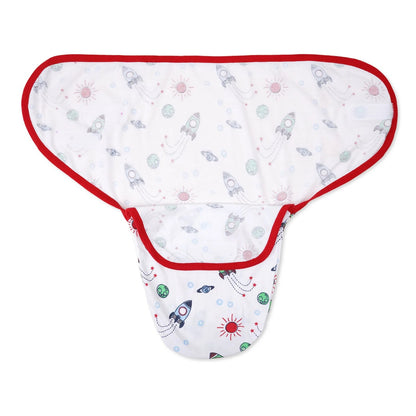 Baby Adjustable White Swaddle Rocket - Sunshine
